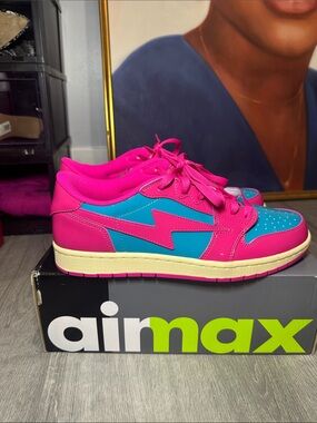 Kool Kiy Miami  Men’s Sneakers in Hot Pink and Teal